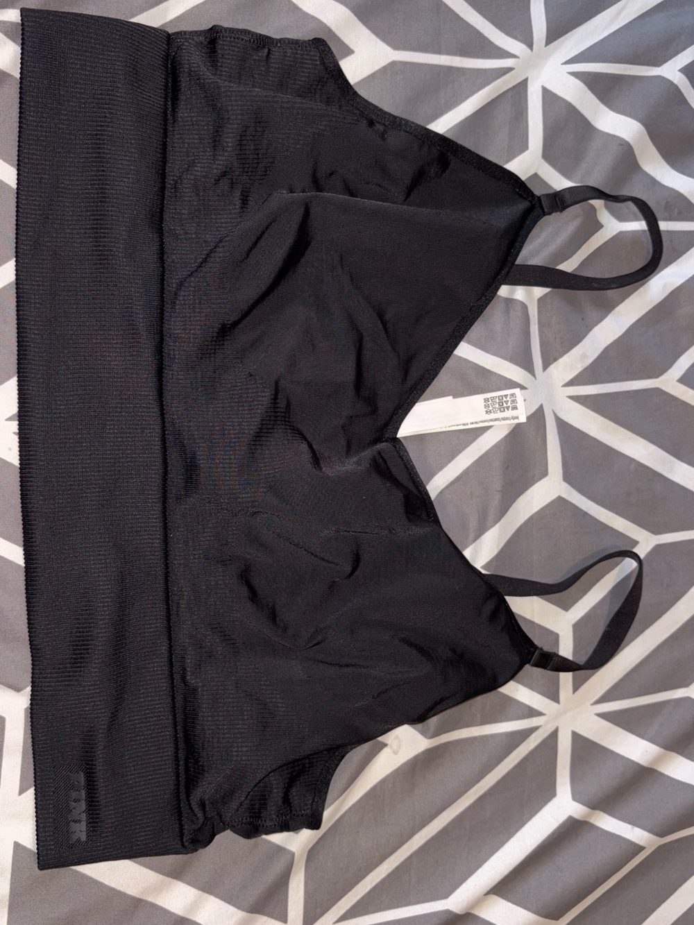 PINK Victoria's Secret Black Seamless Wireless Bralette